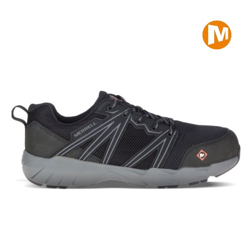 Pánské Pracovní Boty Merrell Fullbench Superlite Alloy Toe Černé (CZ. NFYQC)